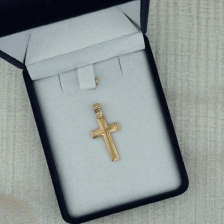Ανδρικός Γυναικείος Χρυσός Σταυρός 14Κ