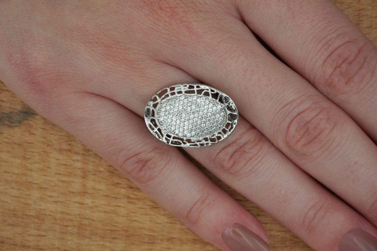 Ασημένιο Δαχτυλίδι Γυναικείο Ασημί 925