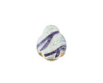 Επίχρυσο Δαχτυλίδι Λουλούδι Σμάλτο Πέτρες Ζιργκόν Λευκές Μπλε Ασήμι 925