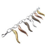 Γυναικείο Ασημένιο Βραχιόλι Πολύχρωμο 925