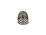 Δαχτυλίδι Ιστός Αράχνης Μαύρες Ζιργκόν Πέτρες Γυναικείο Ροζ Επίχρυσο 925