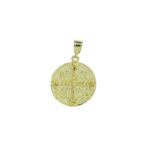 Μενταγιόν Κωνσταντινάτο Διπλής Όψεως 9Κ Ανάγλυφο IXNK