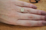 Χρυσό 14Κ Γυναικείο Δαχτυλίδι Ροζέτα