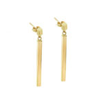 Κρεμαστά Γυναικεία Σκουλαρίκια 14Κ Κίτρινα Χρυσά