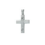 Σταυρός Λευκόχρυσος Γυναικείος 14Κ Αρραβώνας Βάπτιση