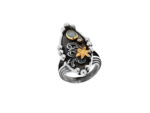 Δαχτυλίδι με Οπάλιο Μπριγιάν Χειροποίητο Ασημόχρυσο 18Κ 950