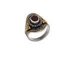 Χειροποίητο Γυναικείο Δαχτυλίδι με Κόκκινη Πέτρα Ρουμπίνι 950 18Κ