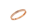 Δαχτυλίδι 14Κ Ροζ Χρυσό Χρώμα Ζιργκόν Γυναικείο Κόσμημα
