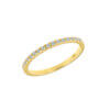Μισόβερο Δαχτυλίδι Χρυσό 14 Καρατίων Ζιργκόν Κόσμημα Γυναικείο Δώρο