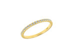Μισόβερο Δαχτυλίδι Χρυσό 14 Καρατίων Ζιργκόν Κόσμημα Γυναικείο Δώρο