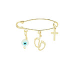 Παραμάνα Με Σταυρό Ματάκι Πατούσες 9Κ