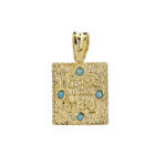 Χρυσό Κωνσταντινάτο Διπλής Όψεως 9 Καρατίων