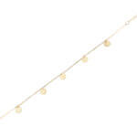 Χρυσό Βραχιόλι 9 Καράτια Κυκλικά Μοτίφ