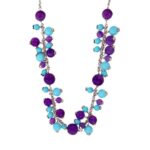 18 Καράτια Γυναικείο Κολιέ Με Πέτρες