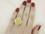 Δαχτυλίδι Μαίανδρος Χρυσό 18 Καράτια Διαμάντια Μπριγιάν Γυναικείο