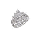 Λευκόχρυσο Δαχτυλίδι 18 Καράτια Διαμάντια