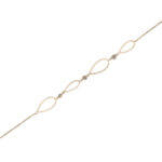 Βραχιόλι Χεριού Χρυσό 9 Καρατίων Μοτίφ Ζιργκόν