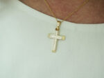 Χρυσός Σταυρός Βάπτισης Γάμου Αρραβώνων Λευκόχρυσο 14Κ Γυναικείος Ανδρικός