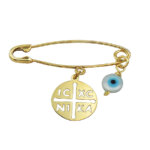 Μοντέρνα Παιδική Παραμάνα Ασήμι 925 ΙΧΝΚ Ματάκι