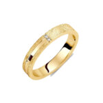 Χρυσές Βέρες με Ζιργκόν Πέτρες 14Κ Γάμου Αρραβώνα