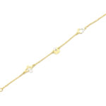 Παιδικό Επίχρυσο Βραχιόλι για Κορίτσια Ασήμι 925