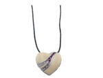 Γυναικείο Μενταγιόν Καρδιά Ζιργκόν Πέτρες Ασήμι 925 Κόσμημα Κολιέ