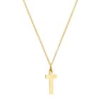 Χρυσός Σταυρός Γυναικείος Με Αλυσίδα 14Κ