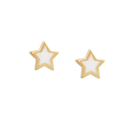 Σκουλαρίκια Χρυσά Παιδικά Αστέρια 9 Καρατίων