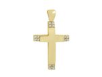 Σταυρός Γυναικείος Δύο Όψεων 14Κ