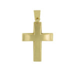 Βαπτιστικός Σταυρός Χρυσός Σε Κλασική Γραμμή 14Κ