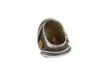 Χειροποίητο Δαχτυλίδι Με Quartz Πέτρα Ασημόχρυσο 950-18Κ