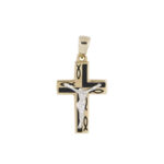 Μοντέρνος Χρυσός Σταυρός Με Τον Εσταυρωμένο Κ14
