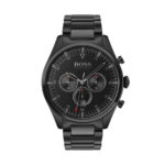 Ανδρικό Ρολόι Με Μαύρο Μπρασελέ Boss Pioneer Chronograph (κωδ: 1513714)