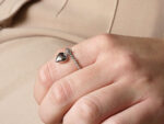 Ελαστικό Ασημένιο Δαχτυλίδι Με Καρδιά 925