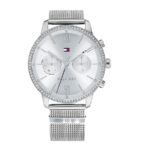 Γυναικείο Ρολόι Tommy Hilfiger Blake Μπρασελέ Λευκά Κρύσταλλα Stainless Steel 1782301