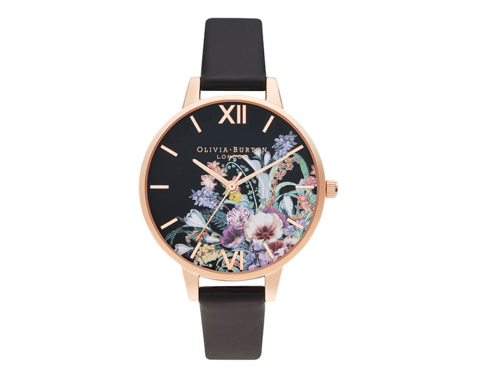 Ρολόι Olivia Burton Enchanted Garden Black