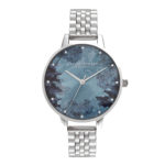 Olivia Burton Ρολόι Με Μπρασελέ Sea Coral Crystals Silver Stainless Steel Bracelet - OB16US06