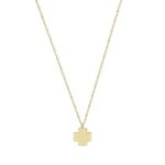 Χρυσό Σταυρουδάκι Με Αλυσίδα 9 Καρατίων