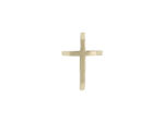 Χρυσός Σταυρός 14 Καράτια Λουστρέ Ζαγρέ Γυναικείος Ανδρικός
