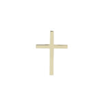 Κλασικός Κίτρινος Χρυσός Σταυρός 14 Καρατίων Γυναικείος Και Ανδρικός