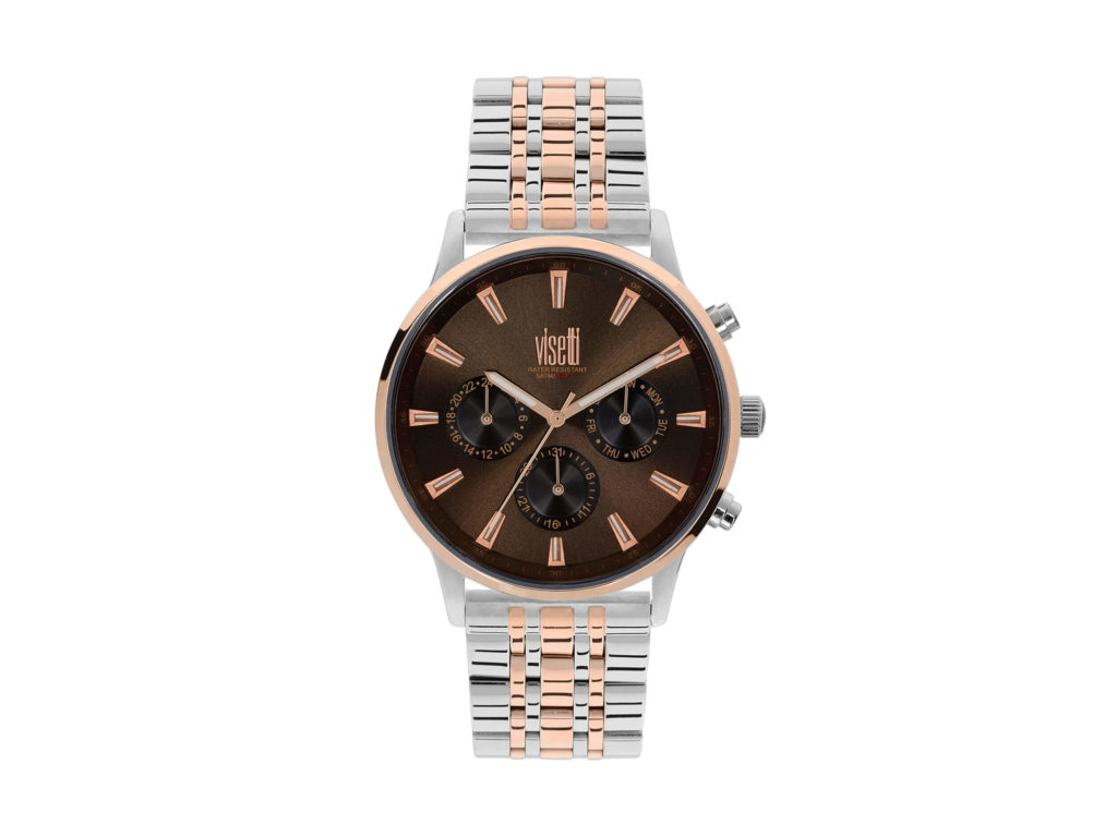 Ρολόι Δίχρωμο Αντρικό Visetti ZE-SW693SRK