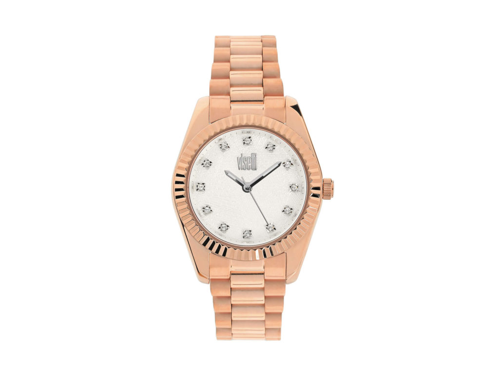 Ρολόι Γυναικείο Visetti Ρόζ με Μπρασελέ (κωδ : ZE-WSW499RI)