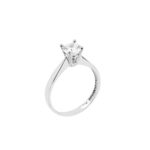 Ασημένιο Μονόπετρο Δαχτυλίδι 925 ar157