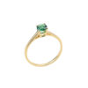 Δαχτυλίδι Μονόπετρο Με Πράσινη Ζιργκόν Από Ασήμι 925 ar231