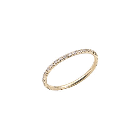 Δαχτυλίδι Ολόβερο Χρυσό 18Κ Με Διαμάντια Brilliant