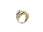 Διάτρητο Δαχτυλίδι Με Ζιργκόν Σε Χρυσό 14Κ Γυναικείο