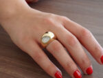 Γυναικείο Δαχτυλίδι Χρυσό 14Κ Ζιργκόν GR400