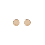 Γυναικεία Σκουλαρίκια Πλακέτα Ροζ Επίχρυσα 925