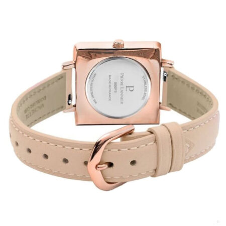 Ρολόι Με Ροζ Λουράκι Δερμάτινο Pierre Lannier Δώρο 008F924