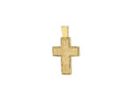 Σταυρός Διπλής Όψεως Δίχρωμος Σε Χρυσό 14Κ Γυναικείος GC897